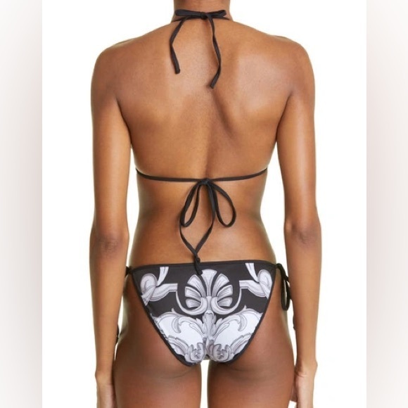 Versace Silver Baroque' Bikini Bottom Size 1 - Picture 3 of 7